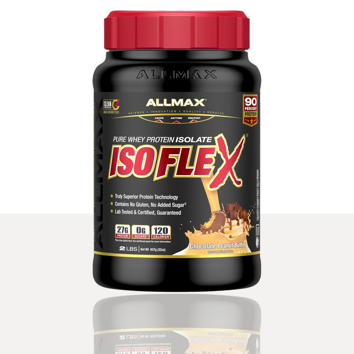 ALLMAX Nutrition ISOFLEX Whey Protein Isolate, Chocolate Peanut Butter
