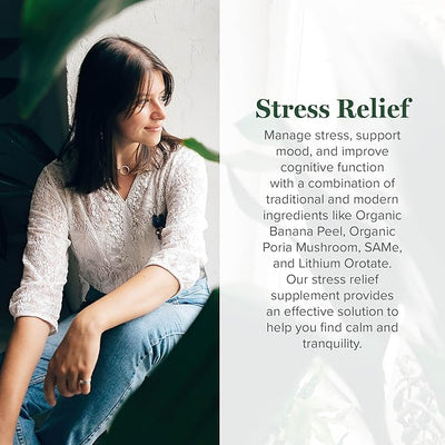 Global Healing Center - Stress Relief Supplement with Lithium Orotate