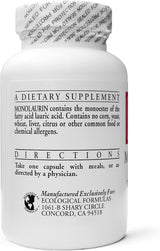 Ecological Formulas 600 mg Monolaurin